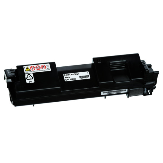 Toner Cartridge Ricoh SPC360HE, 7000 p, Black Toner Cartridge Ricoh SPC360HE, 7000 p, Black