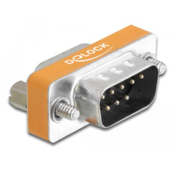Adapter DeLock D-Sub 9 pin male > D-Sub 9 pin female Adapter DeLock D-Sub 9 pin male > D-Sub 9 pin female