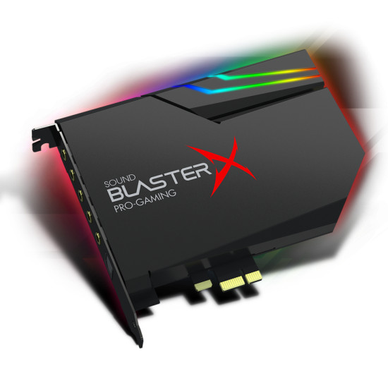 Звукова карта Creative Sound Blaster X AE-5, 7.1, DAC + RGB AURORA LIGHTING Звукова карта Creative Sound Blaster X AE-5, 7.1, DAC + RGB AURORA LIGHTING