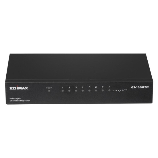 Switch cu 8 porturi EDIMAX GS-1008E V2, Gigabit Switch cu 8 porturi EDIMAX GS-1008E V2, Gigabit