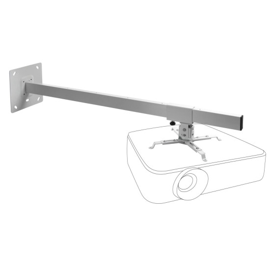 Стойка за проектор за стена Celexon Multicel WM1000, до 15 кг, регулируема, бял Стойка за проектор за стена Celexon Multicel WM1000, до 15 кг, регулируема, бял