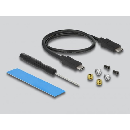 Delock External USB Type-C™ Combo Enclosure for M.2 NVMe PCIe or SATA SSD Delock External USB Type-C™ Combo Enclosure for M.2 NVMe PCIe or SATA SSD
