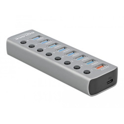 USB hub, 9 ports, DELOCK 63264