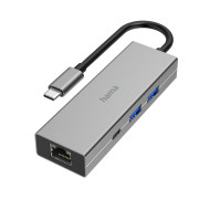 4-портов хъб USB-C, HAMA-200108 4-портов хъб USB-C, HAMA-200108