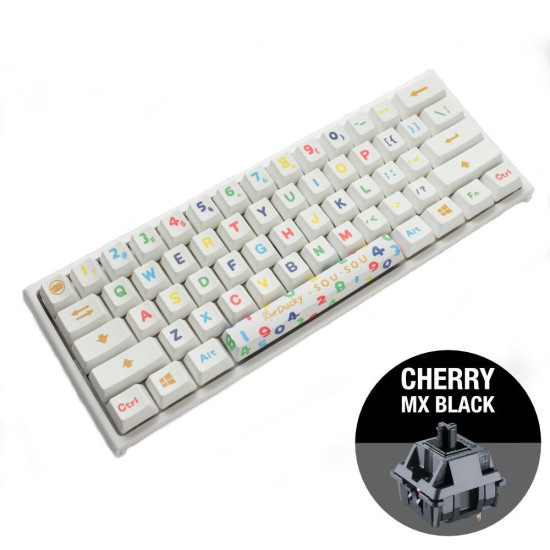 Mechanical Keyboard Ducky x SOU SOU One 2 Mini White RGB, Cherry MX Black Mechanical Keyboard Ducky x SOU SOU One 2 Mini White RGB, Cherry MX Black