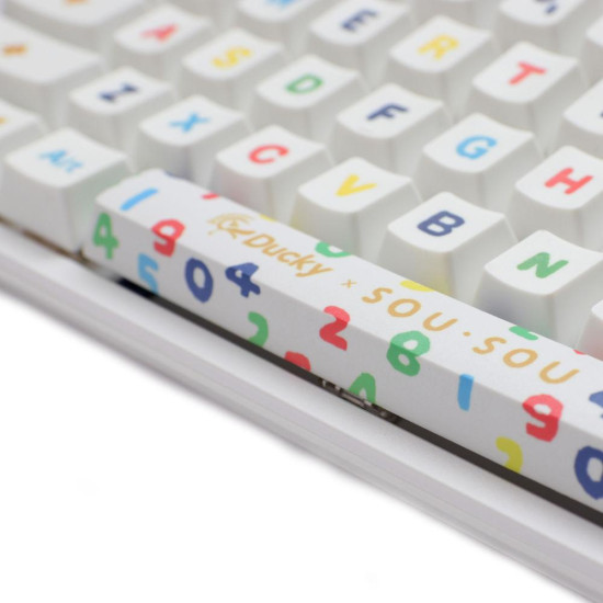 Mechanical Keyboard Ducky x SOU SOU One 2 Mini White RGB, Cherry MX Black Mechanical Keyboard Ducky x SOU SOU One 2 Mini White RGB, Cherry MX Black