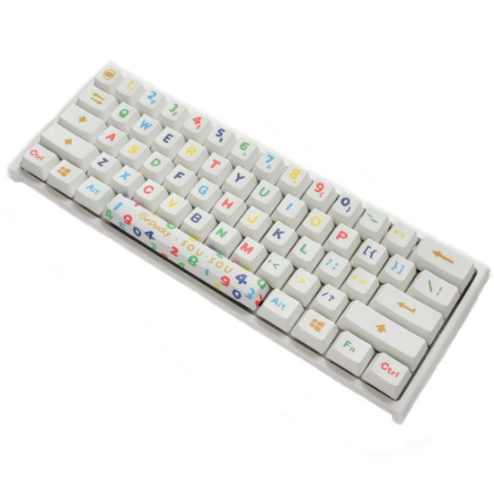 Mechanical Keyboard Ducky x SOU SOU One 2 Mini White RGB, Cherry MX Silver Mechanical Keyboard Ducky x SOU SOU One 2 Mini White RGB, Cherry MX Silver