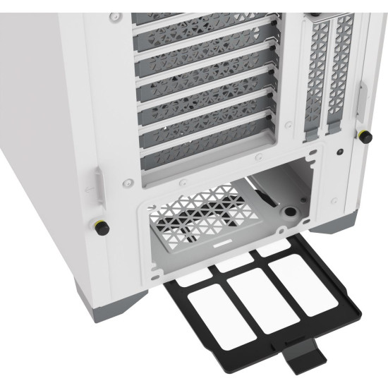 Кутия Corsair 5000D Airflow Mid Tower, Tempered Glass, Бяла Кутия Corsair 5000D Airflow Mid Tower, Tempered Glass, Бяла