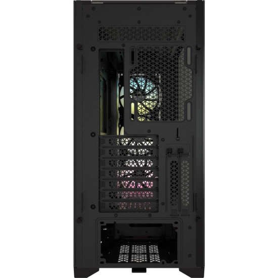 Кутия Corsair iCUE 5000X RGB Mid Tower, Tempered Glass, Черна