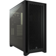 Case Corsair 4000D Airflow Mid Tower, Tempered Glass, Black Case Corsair 4000D Airflow Mid Tower, Tempered Glass, Black