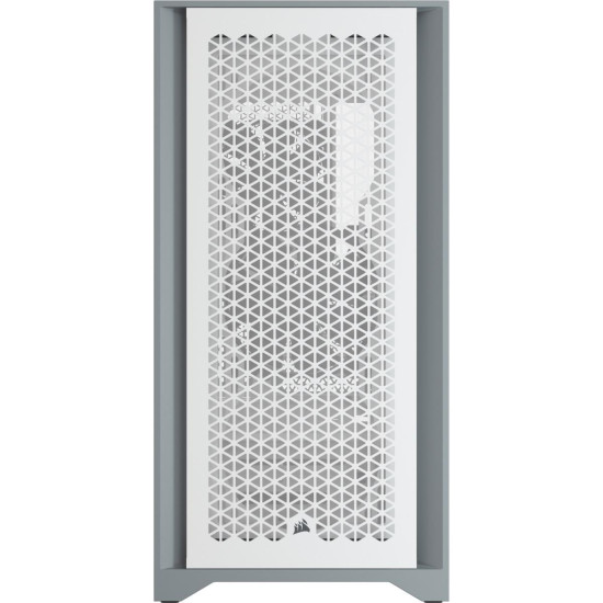 Кутия Corsair iCUE 4000X RGB Mid Tower, Tempered Glass, Бяла Кутия Corsair iCUE 4000X RGB Mid Tower, Tempered Glass, Бяла