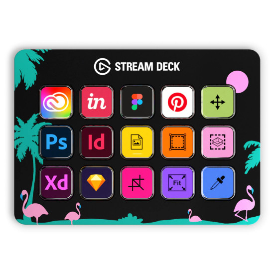 Контролер Elgato Stream Deck MK.2 - 15 Customizable LCD Keys