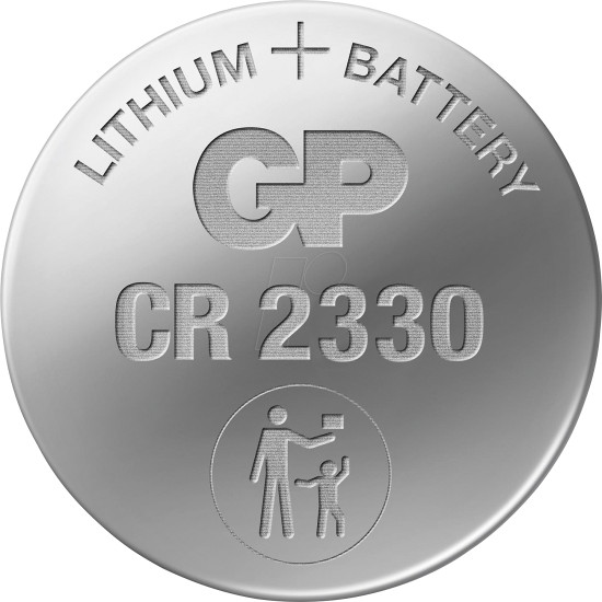 Lithium Button Battery GP CR-2330 3V 1 pcs in blister /price for 1 battery/ Lithium Button Battery GP CR-2330 3V 1 pcs in blister /price for 1 battery/