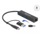 USB хъб 3 порта, 3.2 Gen 1, DELOCK-64149