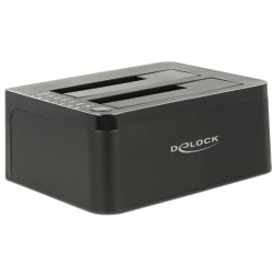 Delock USB 3.0 Dual Docking Station for 2 x SATA HDD / SSD with Clone Function Delock USB 3.0 Dual Docking Station for 2 x SATA HDD / SSD with Clone Function