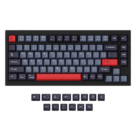 Капачки за механична клавиатура Keychron Dolch Red 96-Keycap Set PBT Dye-Sub US Layout Капачки за механична клавиатура Keychron Dolch Red 96-Keycap Set PBT Dye-Sub US Layout