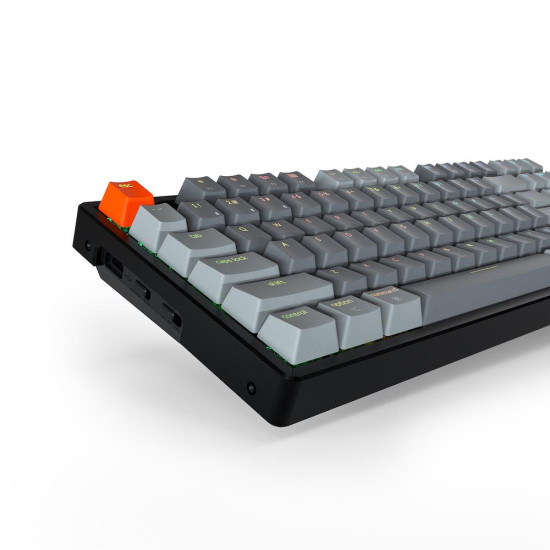 Геймърска Механична клавиатура Keychron K8 Aluminum Hot-Swappable TKL Gateron Optical Red Switch RGB LED ABS Геймърска Механична клавиатура Keychron K8 Aluminum Hot-Swappable TKL Gateron Optical Red Switch RGB LED ABS