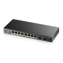 Switch ZYXEL GS1100-10HP, 8 ports, Gigabit, PoE, 2xSFP Switch ZYXEL GS1100-10HP, 8 ports, Gigabit, PoE, 2xSFP