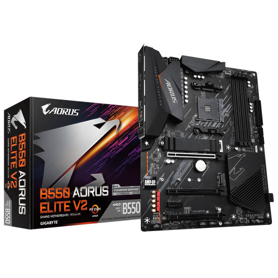 Дънна платка GIGABYTE B550 AORUS ELITE V2 Socket AM4 Дънна платка GIGABYTE B550 AORUS ELITE V2 Socket AM4