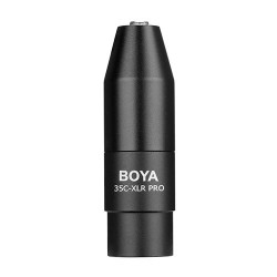 BOYA Mini-Jack to XLR Adapter with Power Convert 35C-XLR Pro