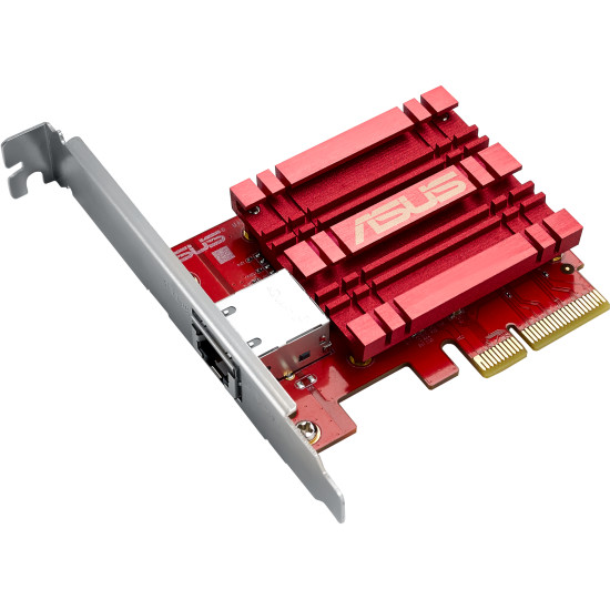 Network Adapter ASUS XG-C100C, RJ45 port, PCIe, 10/5/2.5/1Gbps/100Mbps Network Adapter ASUS XG-C100C, RJ45 port, PCIe, 10/5/2.5/1Gbps/100Mbps
