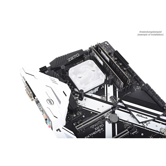 Воден блок за процесор Alphacool Eisblock XPX CPU, satin clear version