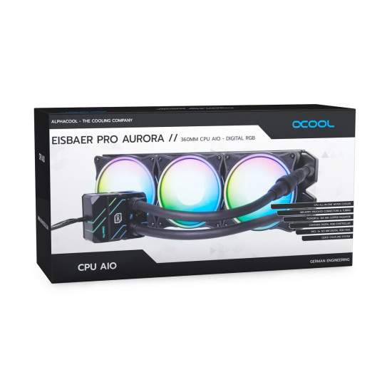 Alphacool Eisbaer Pro Aurora 360 CPU AIO Alphacool Eisbaer Pro Aurora 360 CPU AIO
