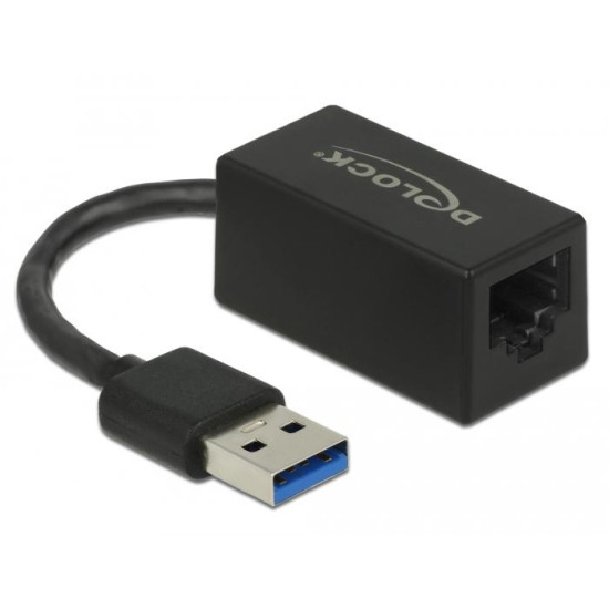 Ethernet Adapter Delock 66039 USB-A > RJ45, USB 3.2 Gen 1 AX88179A, Gigabit Ethernet Ethernet Adapter Delock 66039 USB-A > RJ45, USB 3.2 Gen 1 AX88179A, Gigabit Ethernet