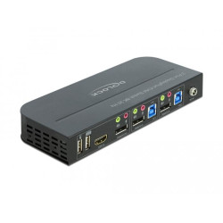KVM switch Delock 11482 2-port, USB, DisplayPort, Audio