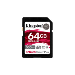 Memory card Kingston Canvas React SDXC 64GB Memory card Kingston Canvas React SDXC 64GB