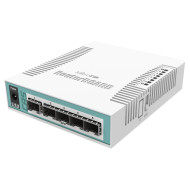 Cloud Router Switch Mikrotik CRS106-1C-5S, 1xGigabit LAN, 5xSFP cages Cloud Router Switch Mikrotik CRS106-1C-5S, 1xGigabit LAN, 5xSFP cages