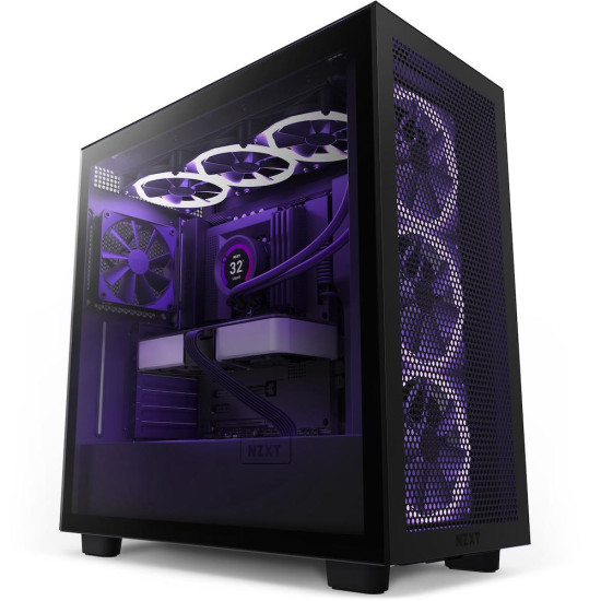Кутия NZXT H7 Flow Matte Black Кутия NZXT H7 Flow Matte Black