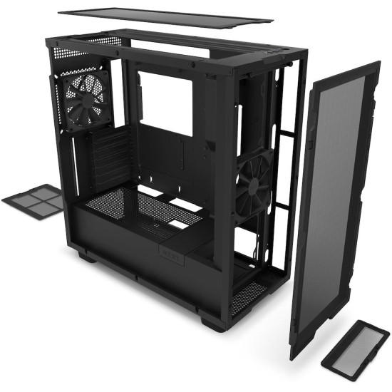 Кутия NZXT H7 Flow Matte Black Кутия NZXT H7 Flow Matte Black