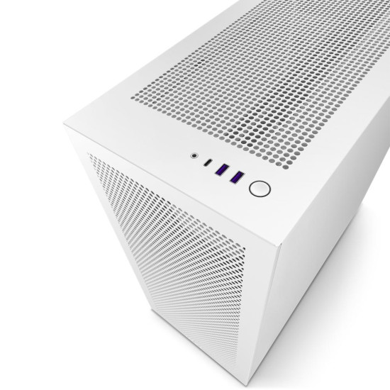 Кутия NZXT H7 Flow Matte White Кутия NZXT H7 Flow Matte White