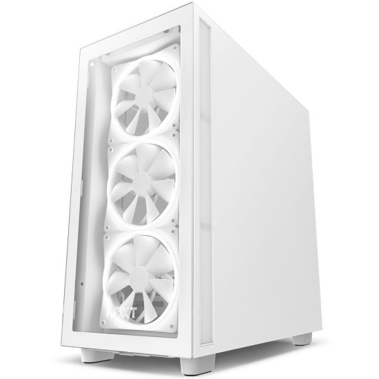 Кутия NZXT H7 Elite Matte White Кутия NZXT H7 Elite Matte White