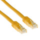 Мрежов пач кабел ACT U/UTP, CAT 6, RJ-45 - RJ-45, 3 m, Медни проводници, Жълт, Булк опаковка Мрежов пач кабел ACT U/UTP, CAT 6, RJ-45 - RJ-45, 3 m, Медни проводници, Жълт, Булк опаковка