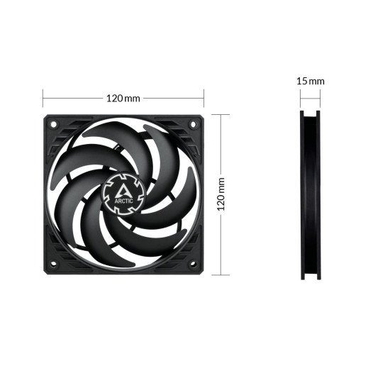 Fan ARCTIC P12 SLIM PWM PST Fan ARCTIC P12 SLIM PWM PST