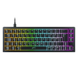 Mechanical Keyboard XTRFY K5 Black, 65% Hotswap RGB UK Layout Kailh Red