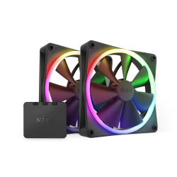 NZXT F140 Black RGB Triple Pack & Controller NZXT F140 Black RGB Triple Pack & Controller