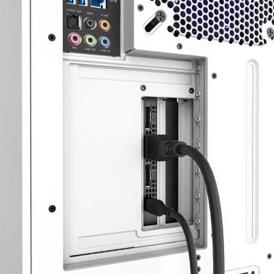 Брекет и кабел NZXT H7 Vertical GPU Mounting Kit, За вертикален монтаж на видео карта Брекет и кабел NZXT H7 Vertical GPU Mounting Kit, За вертикален монтаж на видео карта