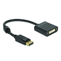 Delock 63482 DisplayPort Adapter for DVI, Ultra HD Delock 63482 DisplayPort Adapter for DVI, Ultra HD