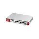 Защитна стена ZYXEL USG FLEX 200, 10/100/1000, 4x LAN/DMZ, 2x WAN, 1xSFP, 2xUSB, без лицензи 