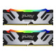 Памет Kingston Fury Renegade Silver RGB 32GB(2x16GB) DDR5 6400MHz KF564C32RSK2-32 Памет Kingston Fury Renegade Silver RGB 32GB(2x16GB) DDR5 6400MHz KF564C32RSK2-32