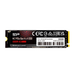 SSD Silicon Power UD90, M.2-2280, PCIe, Gen 4x4 NVMe, 500GB SSD Silicon Power UD90, M.2-2280, PCIe, Gen 4x4 NVMe, 500GB