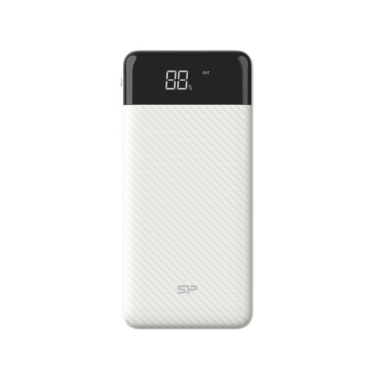 Външна батерия Silicon Power GS28, 20000 mAh, Бял Външна батерия Silicon Power GS28, 20000 mAh, Бял