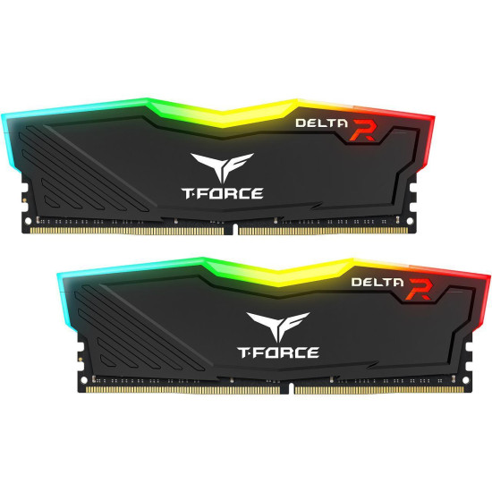 Памет Team Group T-Force Delta RGB Black DDR4 16GB (2x8GB) 3600MHz 1.35V Памет Team Group T-Force Delta RGB Black DDR4 16GB (2x8GB) 3600MHz 1.35V