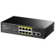 Switch Cudy FS1010P, 8-Port 10/100M PoE+ Switch with 2 Uplink Ports Switch Cudy FS1010P, 8-Port 10/100M PoE+ Switch with 2 Uplink Ports