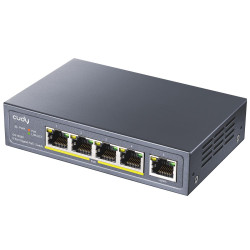 Switch Cudy GS1005P, 5-Port Gigabit POE+ Switch with Uplink Ports Switch Cudy GS1005P, 5-Port Gigabit POE+ Switch with Uplink Ports