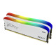 Памет Kingston FURY Beast White RGB 32GB(2x16GB) DDR4 3200MHz KF432C16BWAK2/32 Памет Kingston FURY Beast White RGB 32GB(2x16GB) DDR4 3200MHz KF432C16BWAK2/32