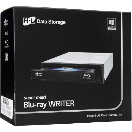 Internal SATA 16x Blu-ray Disc Rewriter Hitachi-LG BH16NS55, SATA, Black Internal SATA 16x Blu-ray Disc Rewriter Hitachi-LG BH16NS55, SATA, Black